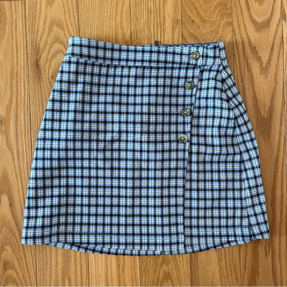 Hollister stretchy plaid skirt